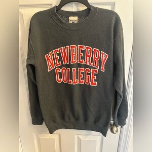 Vintage Oarsman 913 Newberry College Long Sleeve Sweatshirt Size Small
